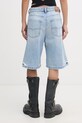 Odzież Diesel bermudy damskie bawełniane DE-SIRE A14051.007DM niebieski