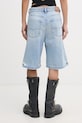 Odzież Diesel bermudy damskie bawełniane DE-SIRE A14051.007DM niebieski