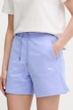 Puma σορτς επίσημα Γυναικεία με βαμβάκι Class μπλε 691874