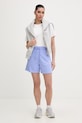 Puma σορτς επίσημα Γυναικεία με βαμβάκι Class 691874 μπλε SS26