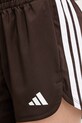 Σορτς προπόνησης adidas Performance Pacer Workout καφέ KD7322