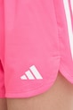 adidas Performance pantaloni scurți de antrenament Pacer Workout roz KD7323