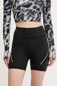 adidas by Stella McCartney szorty treningowe z elastanem czarny KF8791