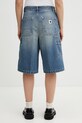 Odzież Carhartt WIP szorty jeansowe W Nixon Double Knee Short I036324.01B7 niebieski
