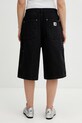 Odzież Carhartt WIP szorty bawełniane W Nixon Double Knee Short I036431.89B7 czarny