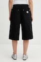 Odzież Carhartt WIP szorty bawełniane W Nixon Double Knee Short I036431.89B7 czarny