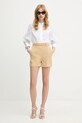 Elisabetta Franchi szorty SH00861E2 beżowy SS26