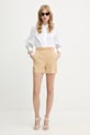 Elisabetta Franchi szorty SH00861E2 beżowy SS26