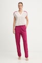 Liu Jo spodnie TA6280.J5942 różowy SS26