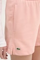 Lacoste pamut rövidnadrág rózsaszín GF5341