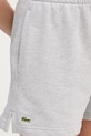 Lacoste pamut rövidnadrág szürke GF5341