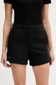 Lacoste szorty bawełniane bawełna czarny GF5341