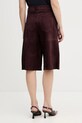 Odzież Marella szorty zamszowe SCOGLIO 2613431021200 bordowy