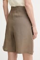 Одяг Marella шорти жіночі лляні Emme by Marella 2615141032200 коричневий