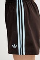 adidas Originals szorty dresowe damskie brązowy KQ6521