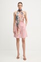iBlues szorty damskie z dodatkiem lnu COCCOLE 2617141032200 różowy SS26