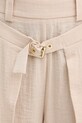 Simona Corsellini szorty eleganckie damskie z wiskozy beżowy P26CPSH00101