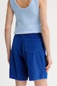 Odzież American Vintage szorty sztruksowe PADO09C niebieski