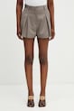 Rotate elegantne kratke hlače s vunom za žene smeđa 115633816