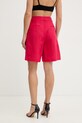 Abbigliamento Twinset pantaloncini da donna con lino 261AP2321 rosa