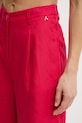 Twinset pantaloncini da donna con lino rosa 261AP2321