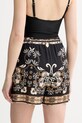 Oblečenie Twinset šortky dámske s ľanom 261LB2NBB čierna