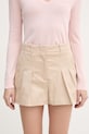 Lacoste szorty z elastanem beżowy FF0175