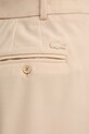 Lacoste szorty damskie z wełną beżowy FF0243
