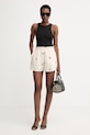 Twinset kratke hlače ženski 261TT2421 bež SS26