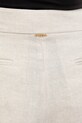 Šortky s prímesou ľanu Twinset béžová 261TT2523