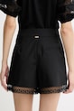 Одежда Twinset элегантные шорты для женщин из хлопка с эластаном 261TT2253 чёрный