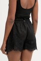 Oblečenie Twinset Šortky dámske ľanové 261TT2183 čierna