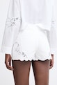 Oblečenie Twinset šortky dámske rifľové 261TT2462 biela