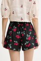 Oblečenie Twinset šortky dámske bavlnené 261TT2596 čierna
