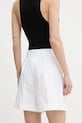 Odzież Luisa Spagnoli szorty eleganckie damskie bawełniane Avola 543326 biały