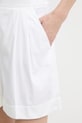 Luisa Spagnoli szorty eleganckie damskie bawełniane Avola biały 543326