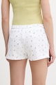 Odzież Guess Jeans szorty damskie bawełniane W6GDB3.KE901 biały