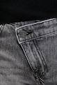 Guess Jeans Σορτς γυναικεία ντένιμ γκρί W6GDZ8.D6572