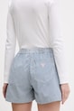 Odjeća Guess Jeans kratke hlače ženske od pamuka W6GD53.D7881 plava