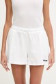 Guess trenirka kratke hlače ženske bombažne GIADA bela E6GD01.KCRZ1