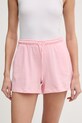 Guess trenirka kratke hlače ženske bombažne GIADA roza E6GD01.KCRZ1