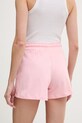 Oblačila Guess trenirka kratke hlače ženske bombažne GIADA E6GD01.KCRZ1 roza