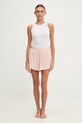 Guess szorty dresowe damskie JUNIE O6GD02.KCQP2 różowy SS26