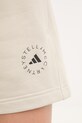 adidas by Stella McCartney szorty dresowe damskie bawełniane KC1821 beżowy
