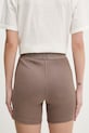 Oblečení adidas Originals cyklistické šortky dámské bavlněné s elastanem KE3228 hnědá