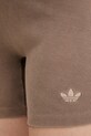 adidas Originals cyklistické šortky dámské bavlněné s elastanem hnědá KE3228