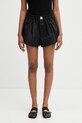MM6 Maison Margiela szorty bawełniane damskie czarny S52MU0135.M35480.899