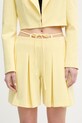 Fracomina szorty z elastanem żółty FJ26SV6002W84201