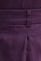 United Colors of Benetton šortky dámske ľanové fialová 4AGHD902L