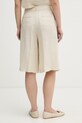 Odjeća United Colors of Benetton kratke hlače za žene od lana 4AGHD902L bež